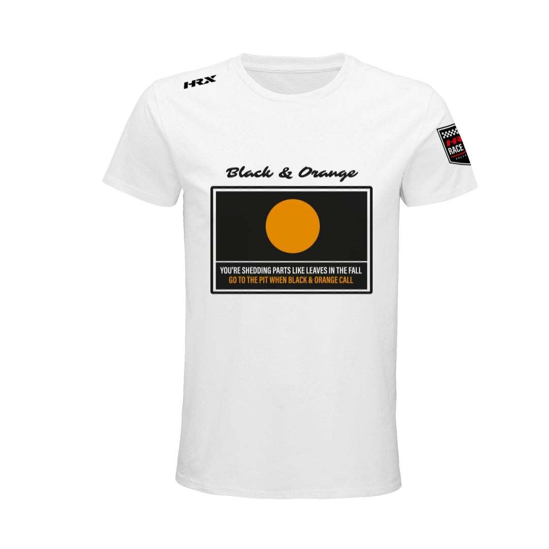 T Shirt Bandiera Nera & Arancione