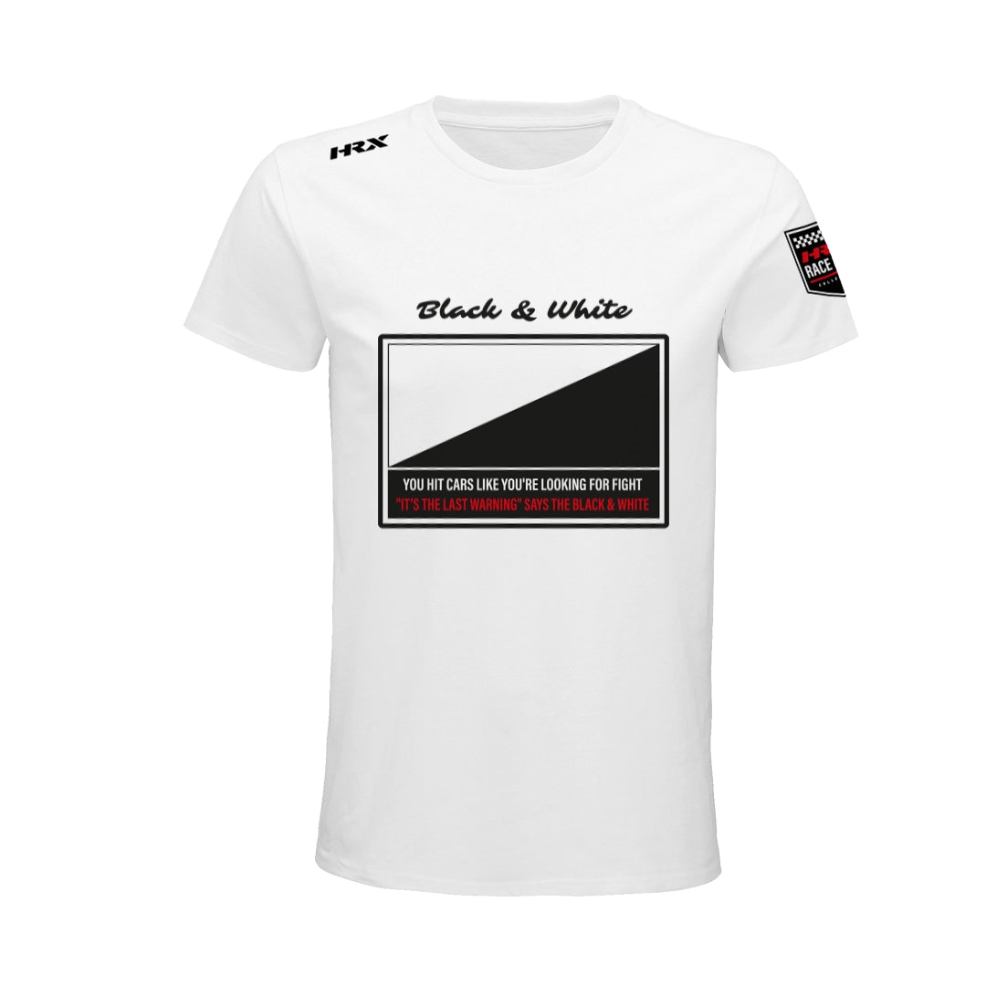 T Shirt Bandiera Nera & Bianca