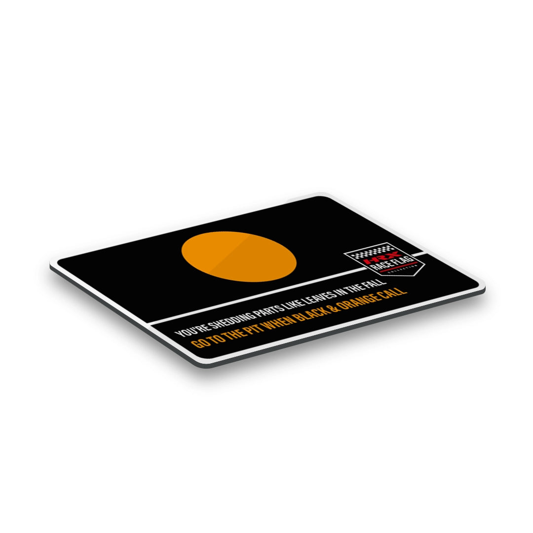 Aimants Drapeau Noir et Orange