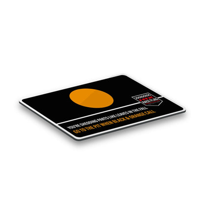 Magnets Black & Orange Flag