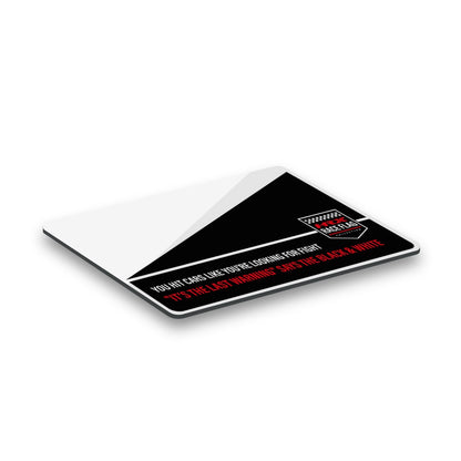 Magnets Black & White Flag