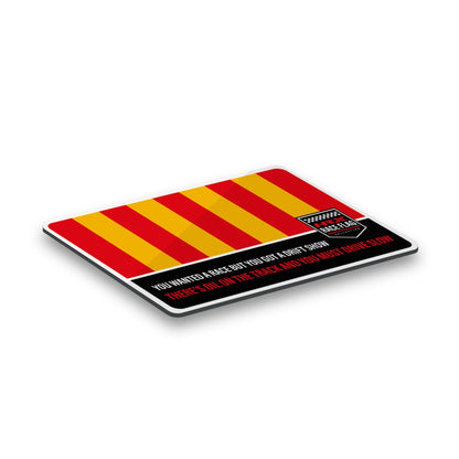 Magnets Yellow & Red Striped Flag