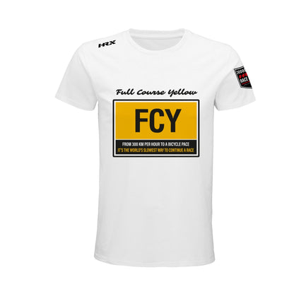 T Shirt Full Course Yellow Flag