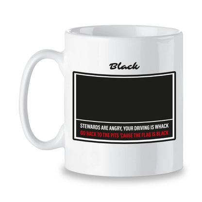 Mugs Black Race Flag