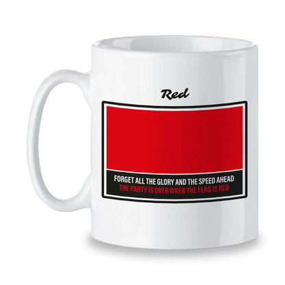 Mugs Red Race Flag